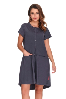 Koszula nocna ciążowa i do karmienia 9445 graphite