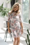 Sukienka Do Karmienia Milky Dress Rękaw 3/4 Kwiat Wiśni