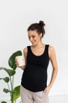 Top Ciążowy I Do Karmienia Milky Nap Czarny