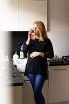 Bluzka/Tunika Ciążowa I Do Karmienia Mommy Czarna