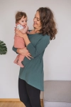 Bluzka/Tunika Ciążowa I Do Karmienia Mommy Morska Zieleń