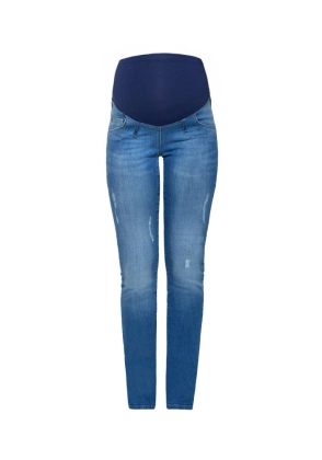 fabro jeansy ciążowe rurki z przetarciami.jpg