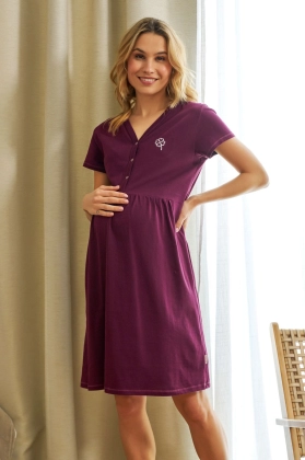 Koszula ciążowa porodowa i do karmienia z koniczynką 5336