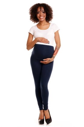 FlexiBelly LEGGINSY CIĄŻOWE BEZUCISKOWE Z PANELEM 1469W GRANAT