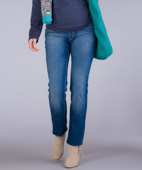 Venezia blue jeansy ciążowe typu rurki Mamabaja