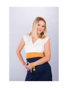 Giulia ecru - granat elegancka sukienka ciążowa z opcją karmienia Mamabaja