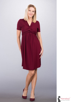 Sukienka ciążowa pina claret bordowa