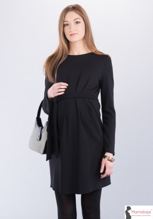 Elegancka sukienka ciążowa Adeline black