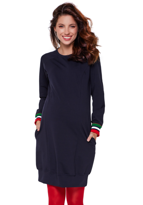 Sportowa sukienka ciążowa z opcją karmienia Sportissima